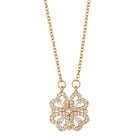 Four-Leaf Clover Hearts Necklace