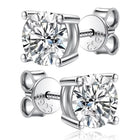 2.0ct Moissanite Stud Earrings in 925 Sterling Silver