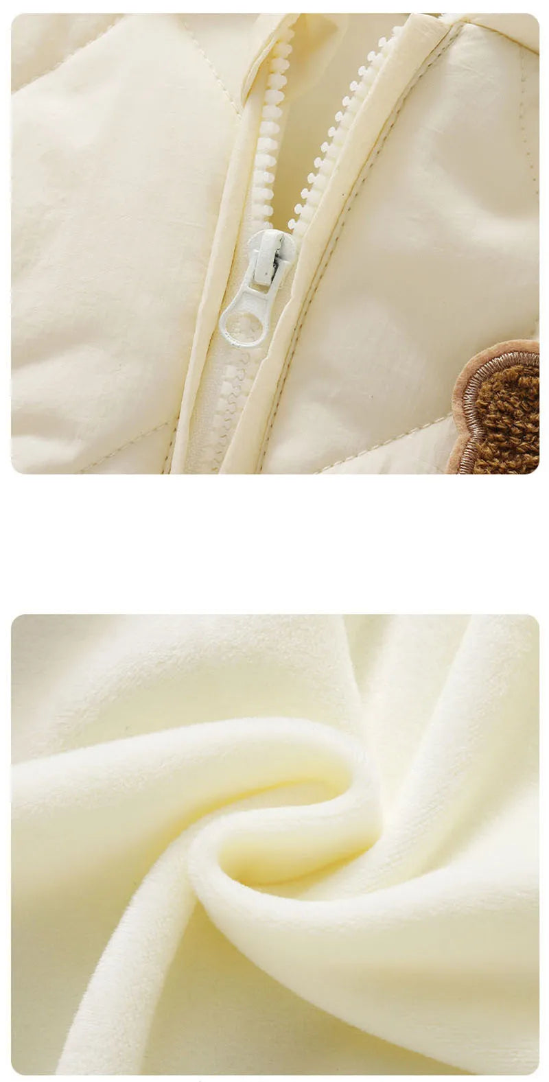 Warm Winter Baby Romper Bear Jumpsuit