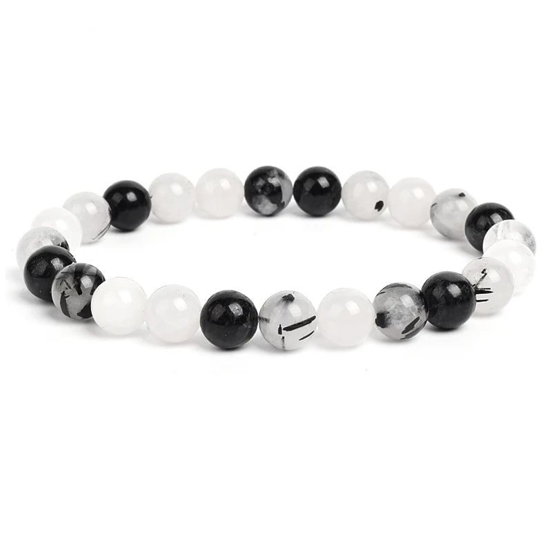 Natural Crystal Stone Beads Bracelet for Men & Women