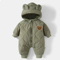 Warm Winter Baby Romper Bear Jumpsuit