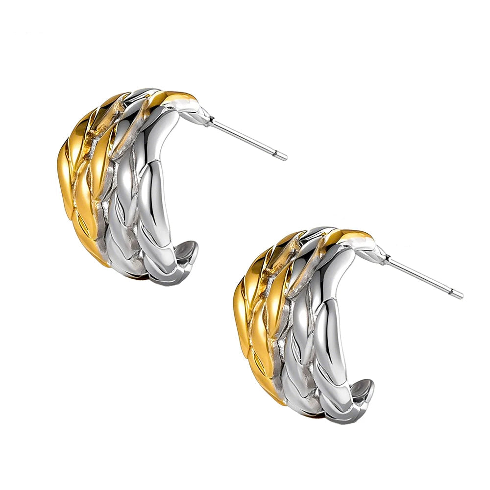 Hypoallergenic Geometric Stud Earrings for Women