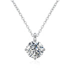 VVS1 D Moissanite Diamond Pendant Necklace for Women