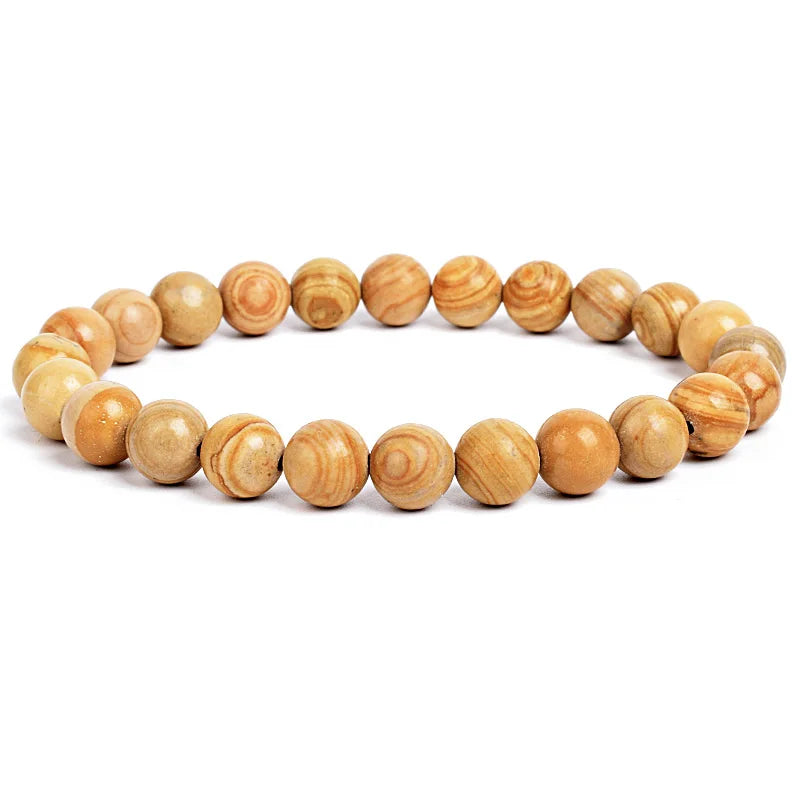 Natural Crystal Stone Beads Bracelet for Men & Women