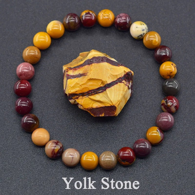 Natural Stone Healing Bead Bracelet for Balance