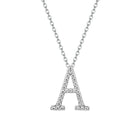 VVS1 D Moissanite Letters Pendant Necklace for Women