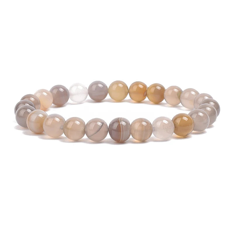 Natural Crystal Stone Beads Bracelet for Men & Women