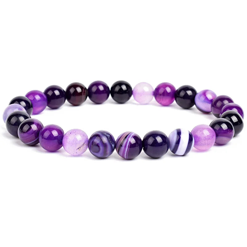 Natural Crystal Stone Beads Bracelet for Men & Women