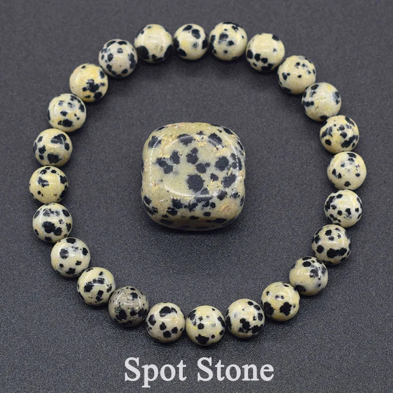 Natural Stone Healing Bead Bracelet for Balance