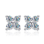 VVS1 D Round Moissanite Stud Earrings for Women