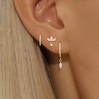 3pcs horse eye zircon stud earrings set, sparkling minimalist jewelry