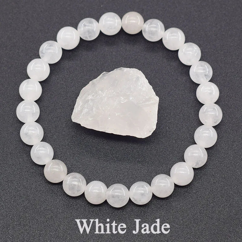 Natural Stone Healing Bead Bracelet for Balance