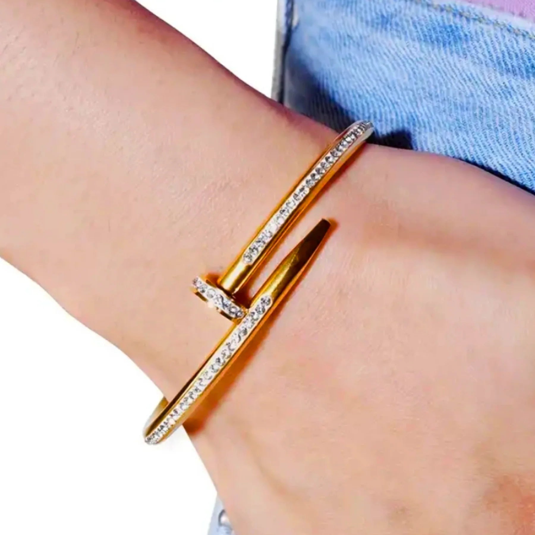 Nail Diamond Bracelet-soristyle