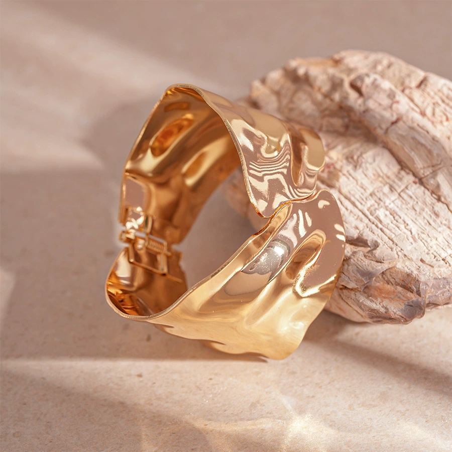 Sculpted Cuff Bracelet - Bold Statement Jewelry