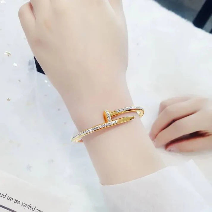 Nail Diamond Bracelet-soristyle