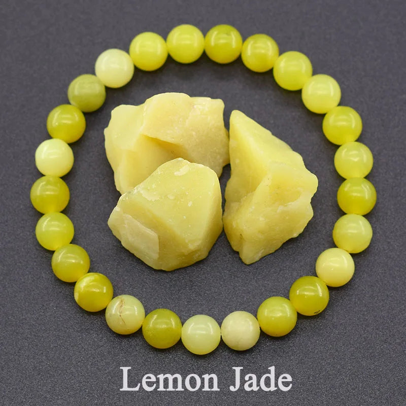 Natural Stone Healing Bead Bracelet for Balance