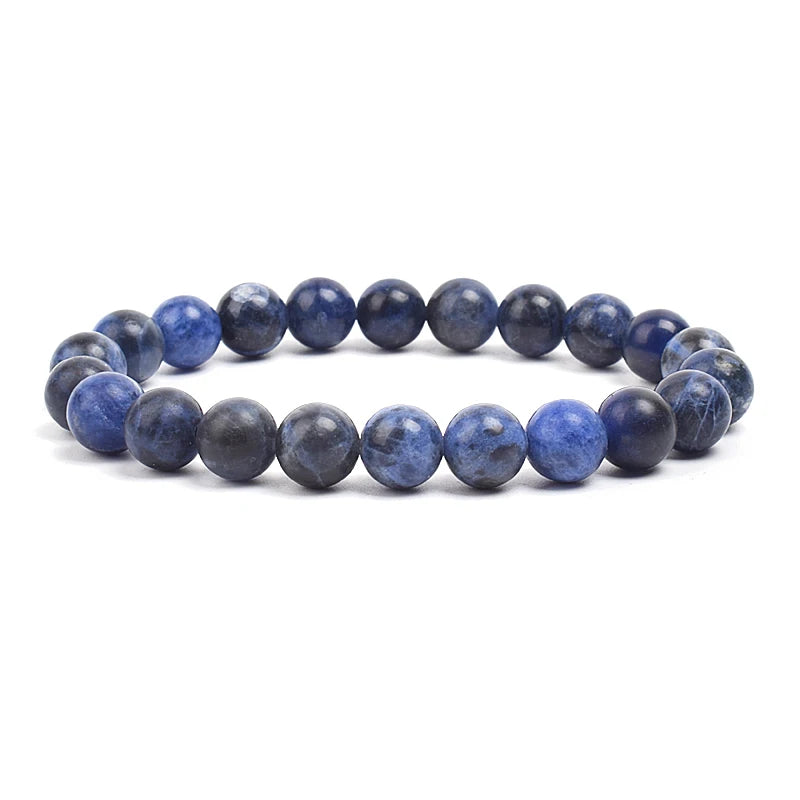 Natural Crystal Stone Beads Bracelet for Men & Women