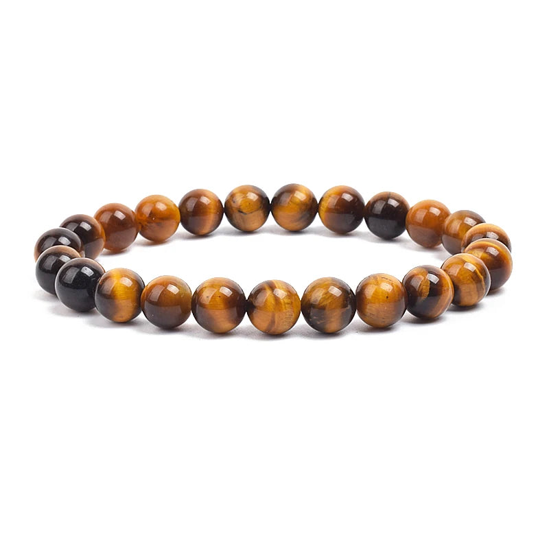 Natural Crystal Stone Beads Bracelet for Men & Women