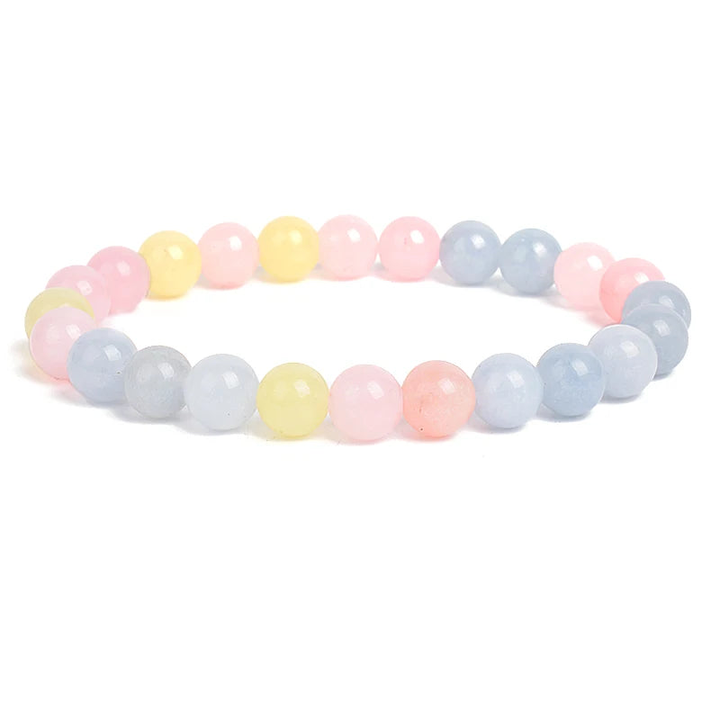 Natural Crystal Stone Beads Bracelet for Men & Women