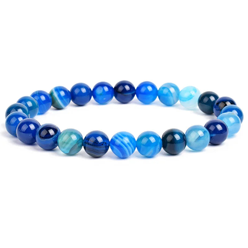 Natural Crystal Stone Beads Bracelet for Men & Women