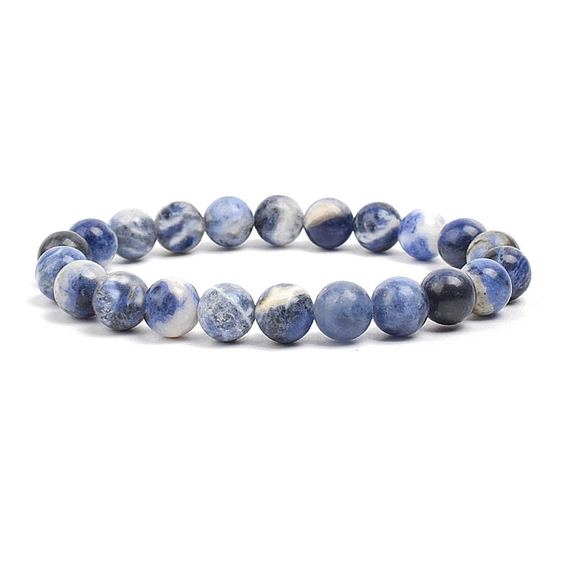 Natural Crystal Stone Beads Bracelet for Men & Women