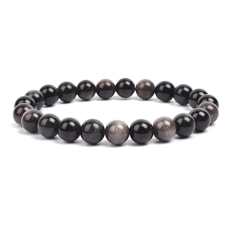 Natural Crystal Stone Beads Bracelet for Men & Women