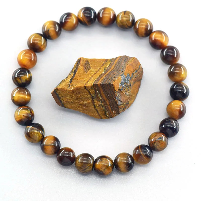 Natural Stone Healing Bead Bracelet for Balance