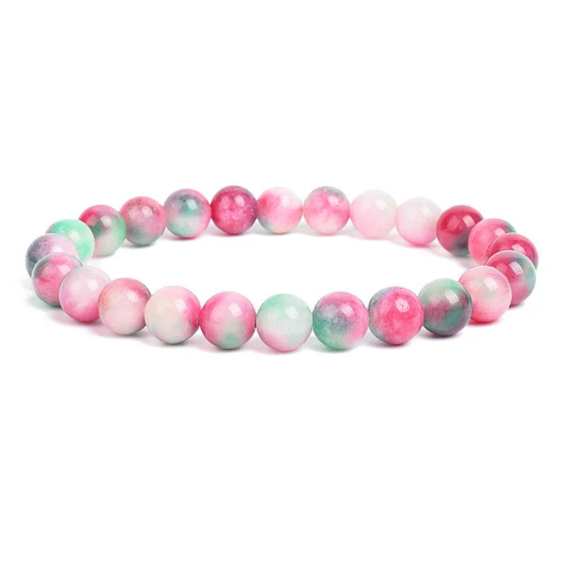 Natural Crystal Stone Beads Bracelet for Men & Women