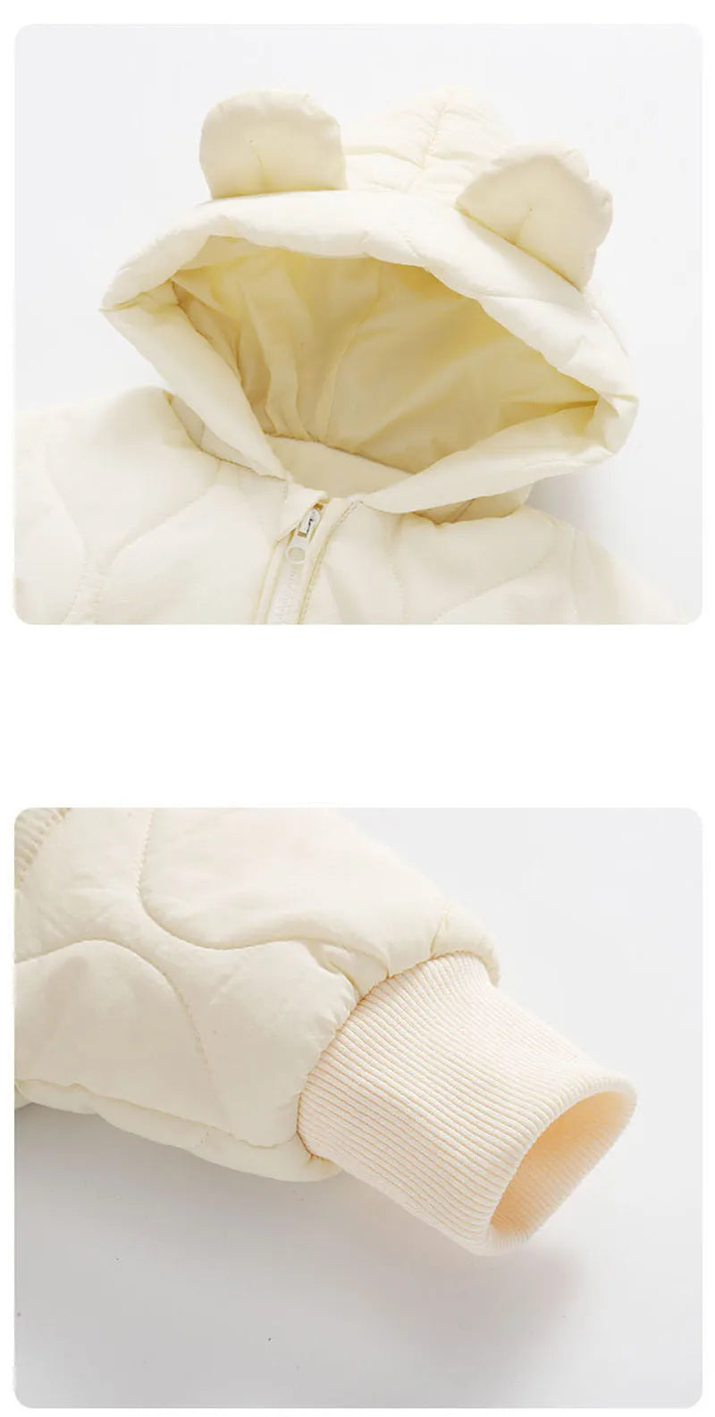 Warm Winter Baby Romper Bear Jumpsuit