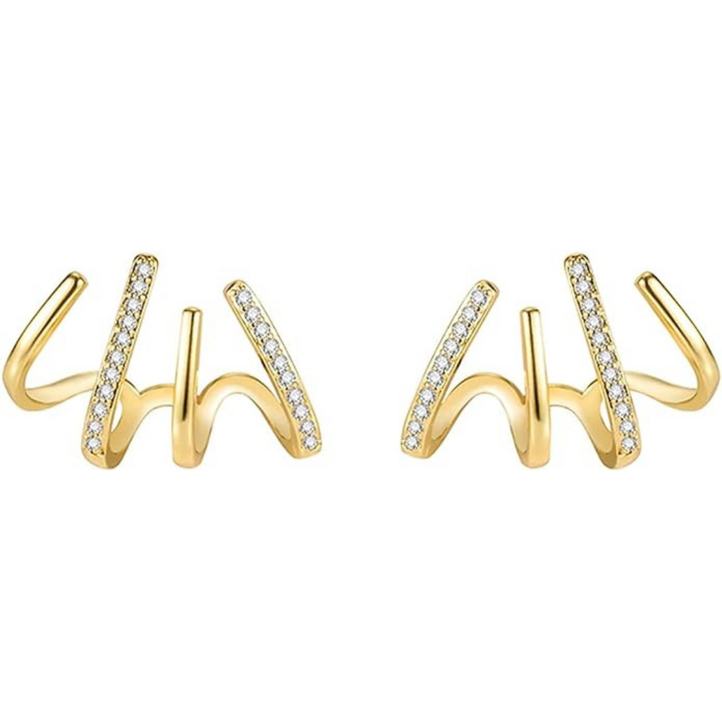 Spiral Hoop Earrings-soristyle