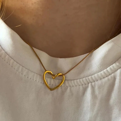 Heart Pendant Necklace | Elegant Love Gift Jewelry