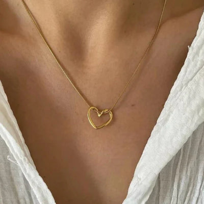 Heart Pendant Necklace | Elegant Love Gift Jewelry