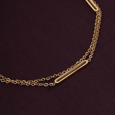 Bar Charm Bracelet